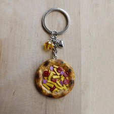 Portachiavi pizza patate