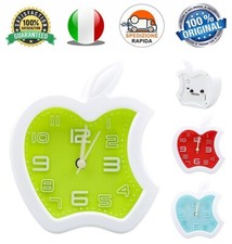 SVEGLIA OROLOGIO DA TAVOLO SCRIVANIA COMODINO CUCINA IDEA REGALO DESIGN VINTAGE