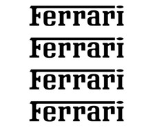ADESIVI FERRARI STYLE KIT 4PZ