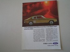 advertising Pubblicità 1970 FORD CAPRI