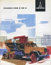 DEPLIANT BROCHURE AUTOCARRO MAGIRUS DEUTZ  200 D 22 K PROSPEKT (N27) 