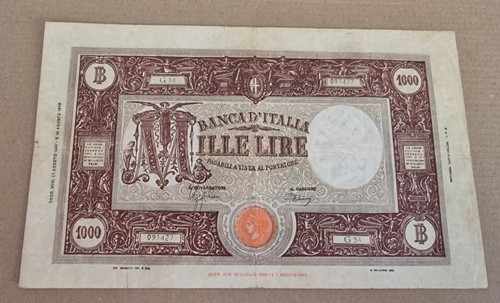 Mille 1000 lire - 1000, barbetti