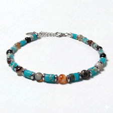 Bracciale da Uomo con Turchese