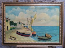 Dipinto Olio Su Tela Paesaggio