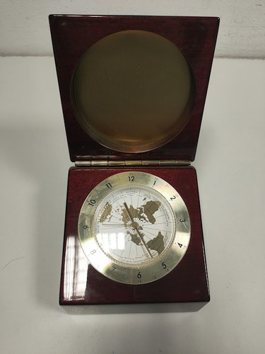 Orologio scrivania legno - orologio, in
