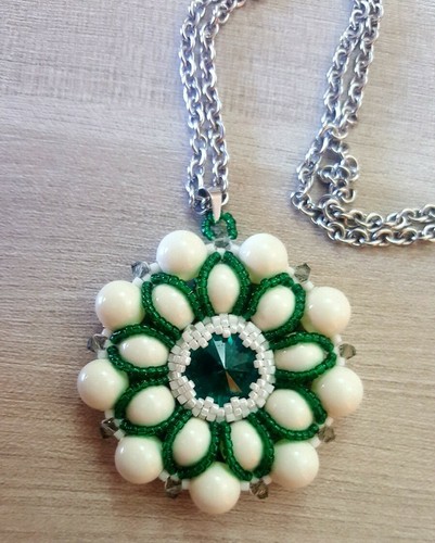 Collana artigianale con - collana,