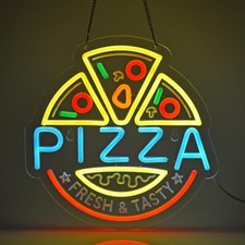 Insegna al Neon Pizza, Luci al Neon da Appendere Decorazione Arte da Parete per Ristorante Negozio...