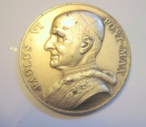 Medaglia papa paolo - medaglia, vi