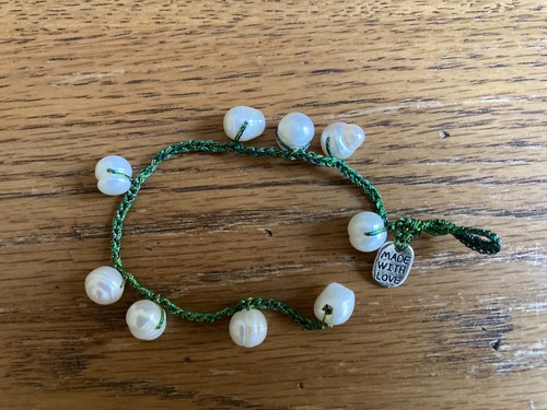 Bracciale all uncinetto - bracciale, con