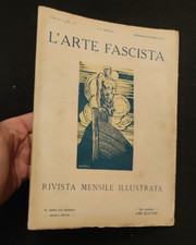 L'ARTE FASCISTA RIVISTA 1927 COTTONE FASCISMO BRUNO BARILLI SEVERINI