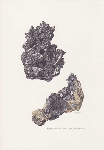 Stephanit argentit lucido - argentit,
