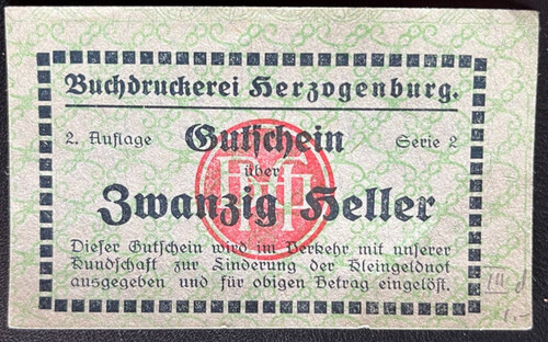 Heller herzogenburg 1920 - 20,