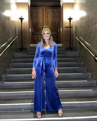 Tuta abba vintage anni blu - tuta, 70