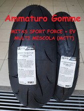 COPPIA 120/70 17  190/55 17 DOT/ANNO 2025! +OMAGGIO MITAS SPORT FORCE+ EV GOMME