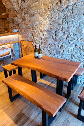 Tavolo artigianale legno - in,