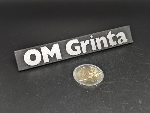 Grinta fiat iveco logo - om,
