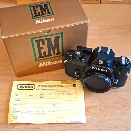 Nikon fotocamera reflex - nikon, em