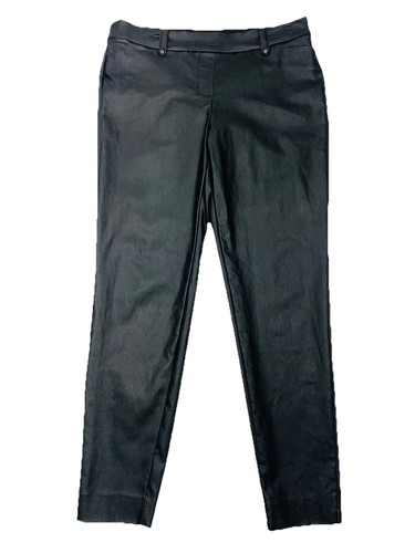 Pantaloni skinny neri ecopelle