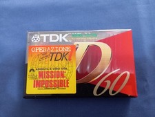 TDK D 60 MIN Cassetta Vintage