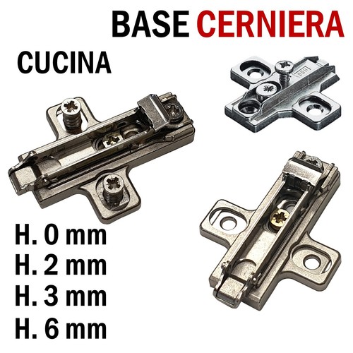 Base per cerniera cucina - per,