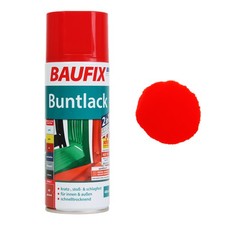 Baufix Lack-Spray Rosso Lucido 400ml Sprüh-dose Spray - Può Sprüh-lack