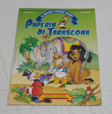 PAPERIN DI TARASCONA ALBO COMPLETO GRANDI PARODIE 7 DISNEY USATO OTTIMO LEGGI!!