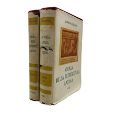 Augusto Rostagni Storia della letteratura latina 2 volumi completo UTET 1954