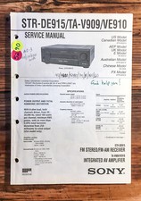 Sony str de915 v909 - str-de915, ta-v909