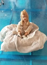 Antica Bambola feltro portaoggetti Primi ‘900 15 cm (B5)  Come da foto