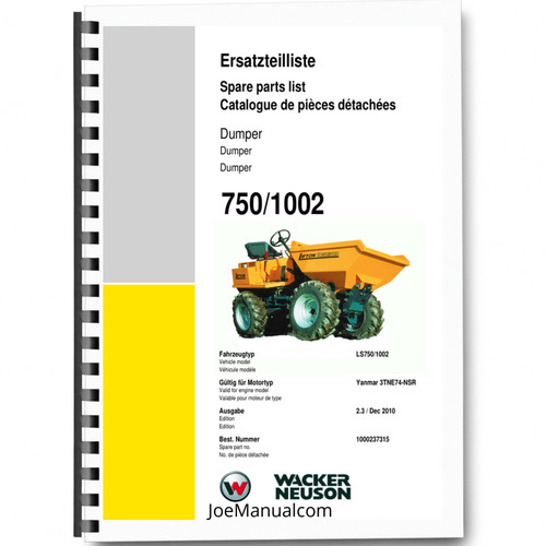 Wacker neuson 750 1002 - wacker, dumper