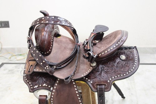 Sella western horse barrel - horse, in