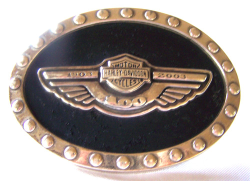 Fibbia cintura vintage harley - fibbia,