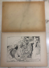 Pablo Picasso Stampa Serie 347 incisioni erotiche 12.5.68. VI Dim: 27,4x20,0 cm