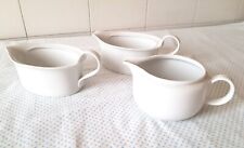 SET 3 Salsiere Seltmann Weiden Bavaria Germany Vintage in porcellana bianca