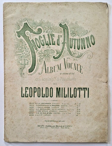 Partitura spartito foglie - spartito,
