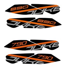 Kit Adesivi per KTM Duke 790 890 Grafiche Personalizzate Forcellone Posteriore