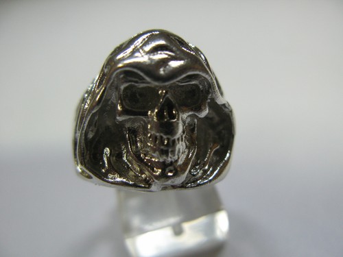 Anello uomo teschio - con, velo