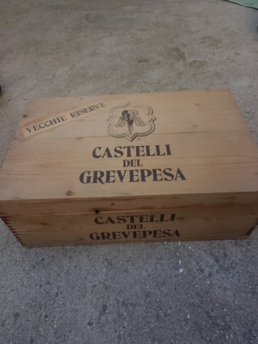 Cassa cassetta legno - , vino