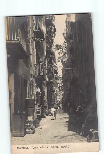 Cartolina epoca napoli - cartolina, d'epoca