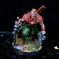 WH40k Astra Militarum Guardia Imperiale Dipinto Catachan Jungle Fighter Hero Elite