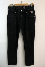 Roy Rogers Donna Taglia 25 / 39 Jeans Nero Pantalone Cotone Pant Pants Logo
