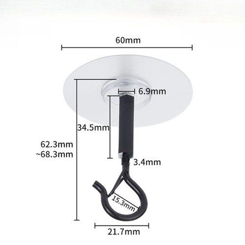 6pz ganci soffitto - ganci, da
