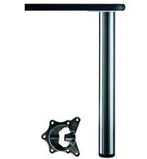 Tavolo Alto 82 CM Cromato