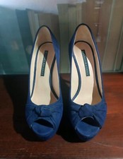 scarpe decollete blu