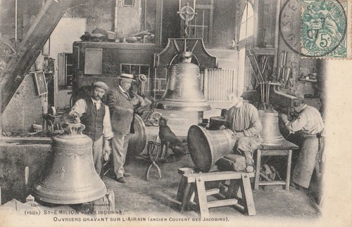 Cpa émilion ouvriers - 33,