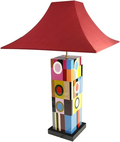 Lampada tavolo astratta - lampada,