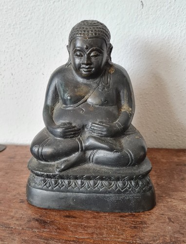 Vecchio budda bronzo - vecchio, in