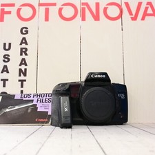 Fotocamera reflex analogica pellicola Macchina fotografica Canon EOS 10 e penna