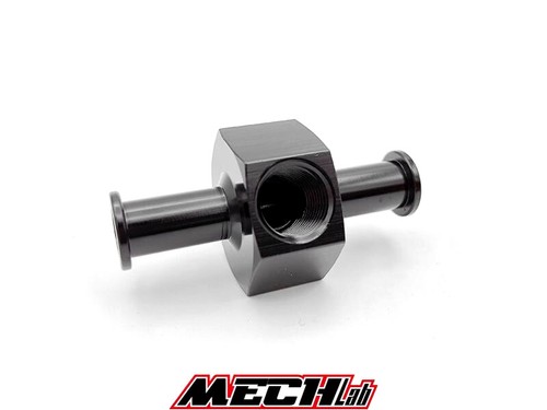 Raccordo per tubo gomma 8mm - in,