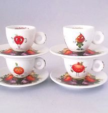 4 Tazzine Illy collection 2015 cups EXPO MILANO espresso official coffee UNUSED